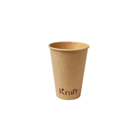 Beker kraft IEZZY 180ml 50 stuks bruin