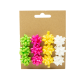 Mini noeuds vert/rose/jaune/blanc 12 pièces