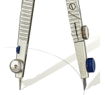 Passer Staedtler Mars 553 met snelverstelling en verlengstuk