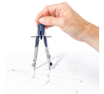 Passer Staedtler Mars 553 met snelverstelling en verlengstuk