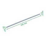 Guide-lame pour rogneuse Leitz Precision Office A4+ 2 pièces