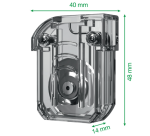 Straight cutting blade for Leitz Precision Office A4+ and A3 cutter 2 pieces