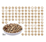 Tampons Mini Woodles assorti