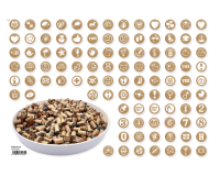 Tampons Mini Woodles assorti