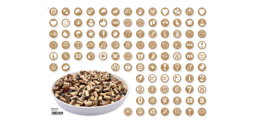 Tampons Mini Woodles assorti