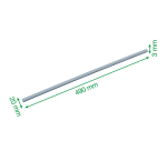 Mesgeleider voor rolsnijmachine Leitz Precision Office A3 2 stuks