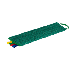 Mop Greenspeed Twist Velcro 45cm 5 pièces vert