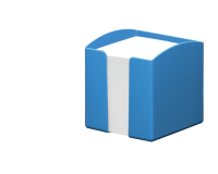 Bloc-mémo Durable ECO bleu