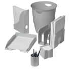 Brievenbak Durable ECO A4 Grijs