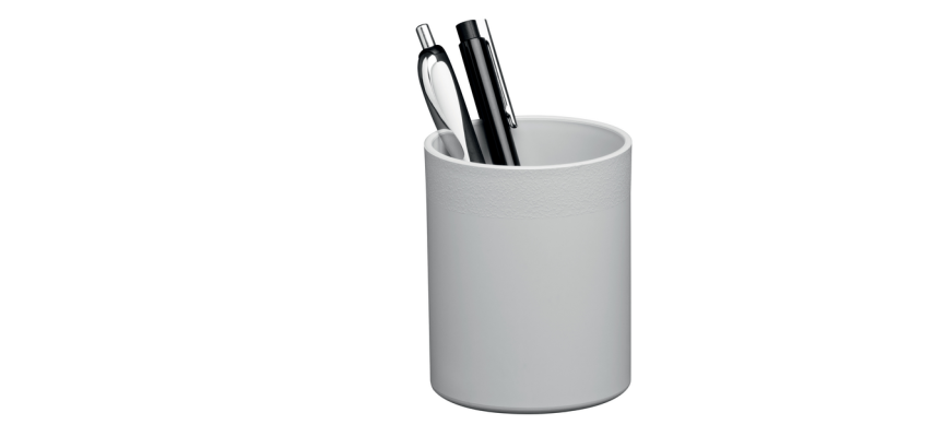 Durable ECO gray pencil holder