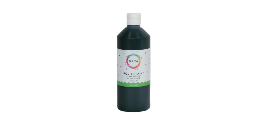 Gouache Qrea black 500ml