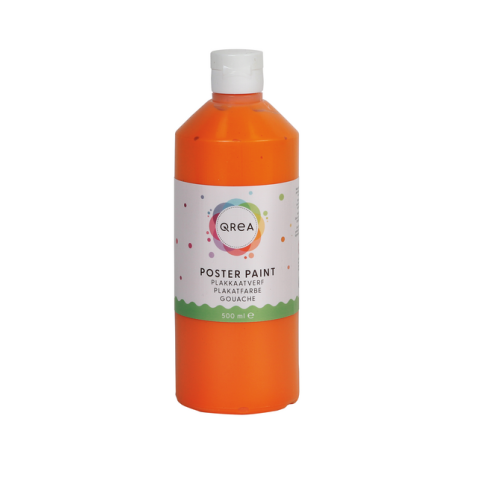 Gouache Qrea orange 500ml