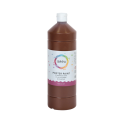 Gouache Qrea marron foncé 1000ml