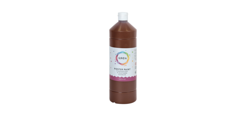 Dark brown Qrea gouache 1000ml