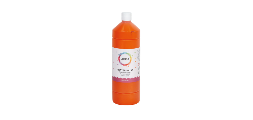 Gouache Qrea orange 1000ml