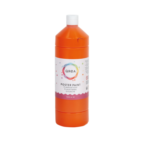 Gouache Qrea orange 1000ml