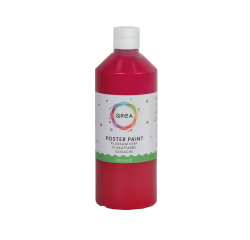 Plakkaatverf Qrea rood 500ml