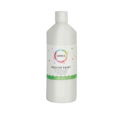 Plakkaatverf Qrea wit 500ml