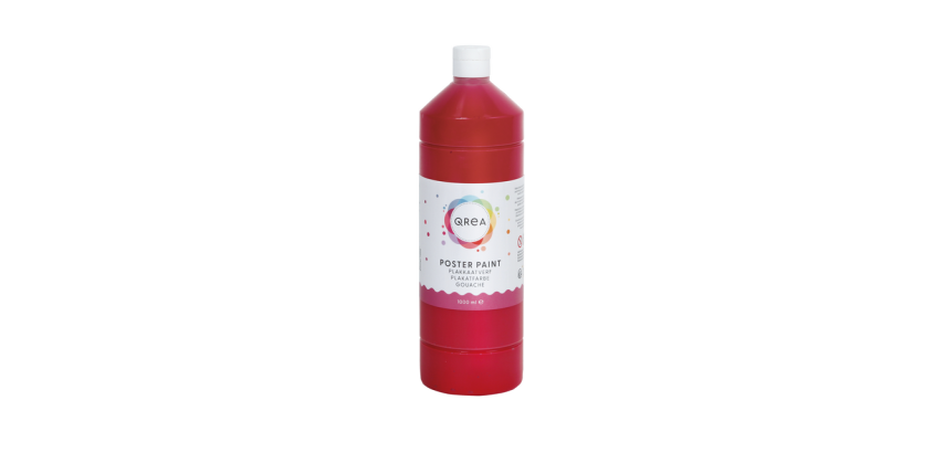 <span lang="en">Gouache Qrea red 1000ml</span>