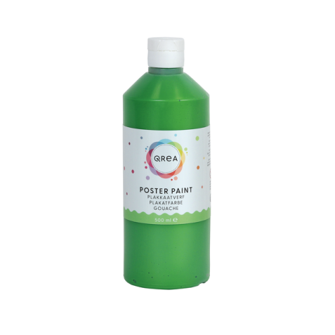 Gouache Qrea vert moyen 500ml