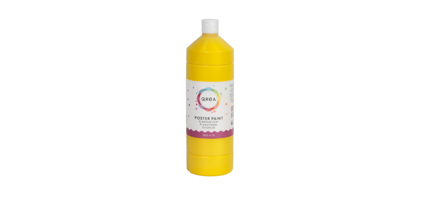 Gouache Qrea Gelb 1000ml