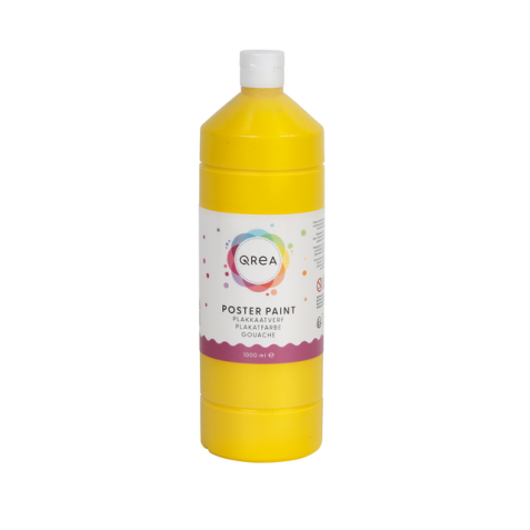 Gouache Qrea jaune 1000ml