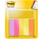 Marque-pages Post-it 670-5 TFEN 15x50mm Energetic 5 pièces