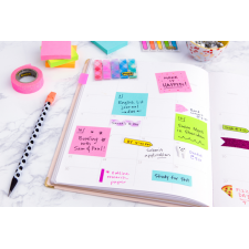 Notes repositionnables rose Post-it 127 x 76 mm - bloc de 100 feuilles