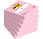 Post-it Note Pad 654 76x76mm Pink 6 Pieces