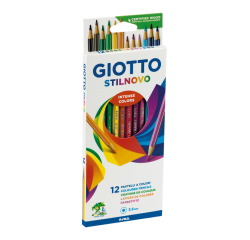 Kleurpotlood Giotto Stilnovo set à 12 kleuren