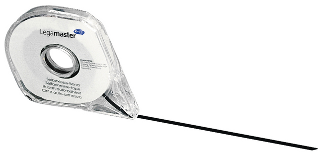 Bande de séparation tableau Legamaster 3mmx8m noir
