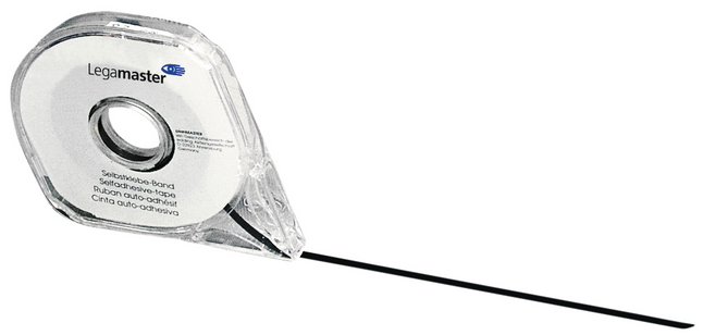 Bande de séparation tableau Legamaster 2,5mmx16m noir