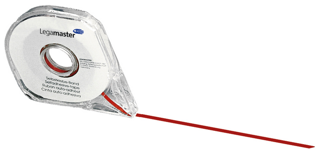 Bande de séparation tableau Legamaster 2,5mmx16m rouge