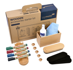 Whiteboard accessoire starter kit Legamaster WOODEN 17 stuks