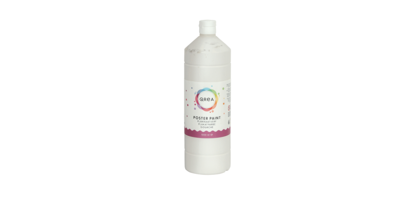 Gouache Qrea blanc 1000ml
