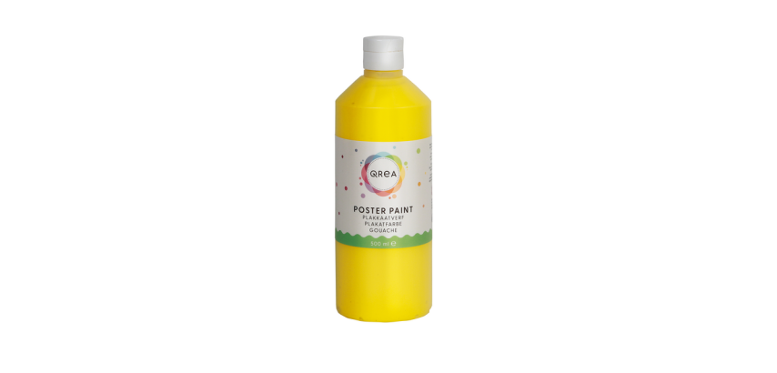 Yellow Gouache Qrea 500ml