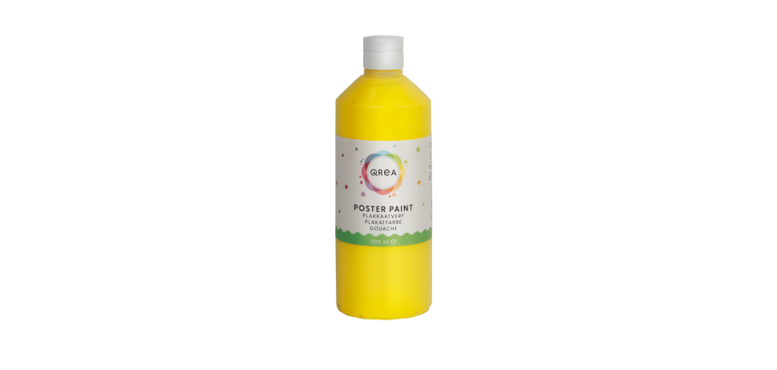 Yellow Gouache Qrea 500ml