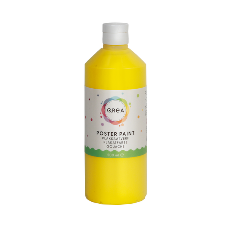 Gouache Qrea jaune 500ml