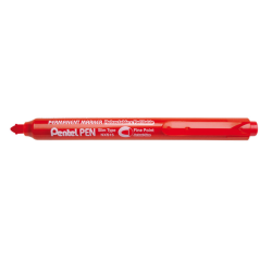 Permanentnachfüllbarer Pentel NXS15 Feinspitzenmarker 1 mm rot