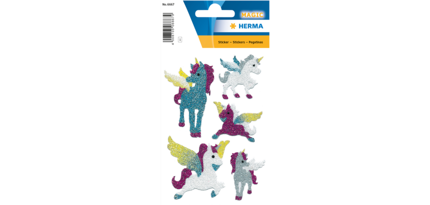 Autocollant Magic HERMA 6667 licorne