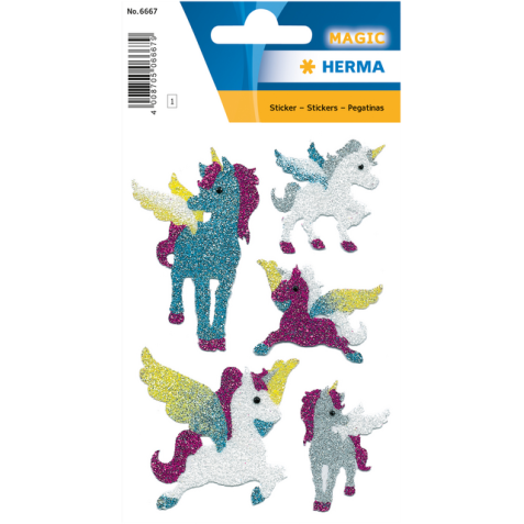 Autocollant Magic HERMA 6667 licorne