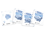 Heft ADOC Ocean Waste Plastics A4 liniert 144 Seiten 90g