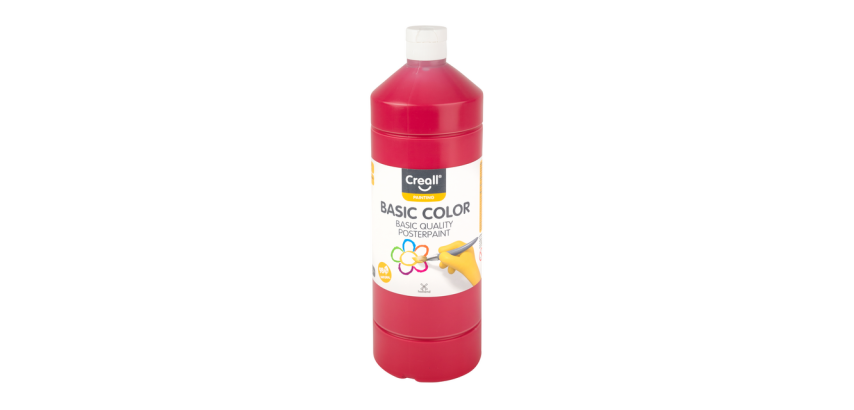 Gouache Creall Basic 06 rouge foncé 1000ml