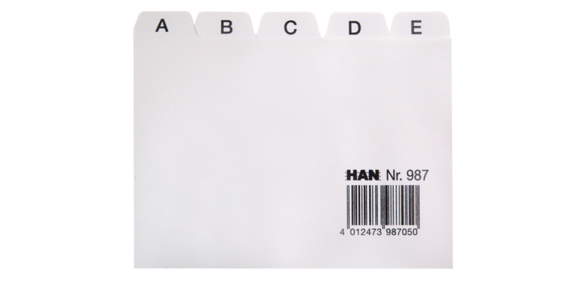 Alphabet HAN A7 HA-987 hellgrau