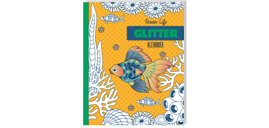 Album de coloriage Interstat Glitter Ocean Life