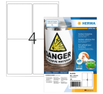 Etiquette HERMA 9539 99,1x139mm résistante aux intempéries blanc 160pcs