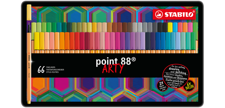 STABILO point 88/66 Arty Fineliner box 66 pieces