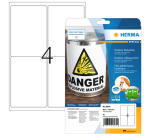 Etiquette HERMA 9534 99,1x139mm résistante aux intempéries blanc 40pcs
