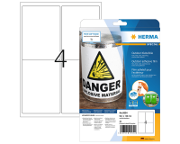 Etiket HERMA 9534 99.1x139mm weerbestendig wit 40stuks