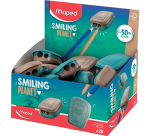 Puntenslijper Maped Smiling Planet 2-gaats display à 25 stuks
